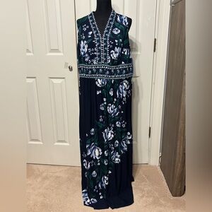 London Times McKay Plus Maxi Dress